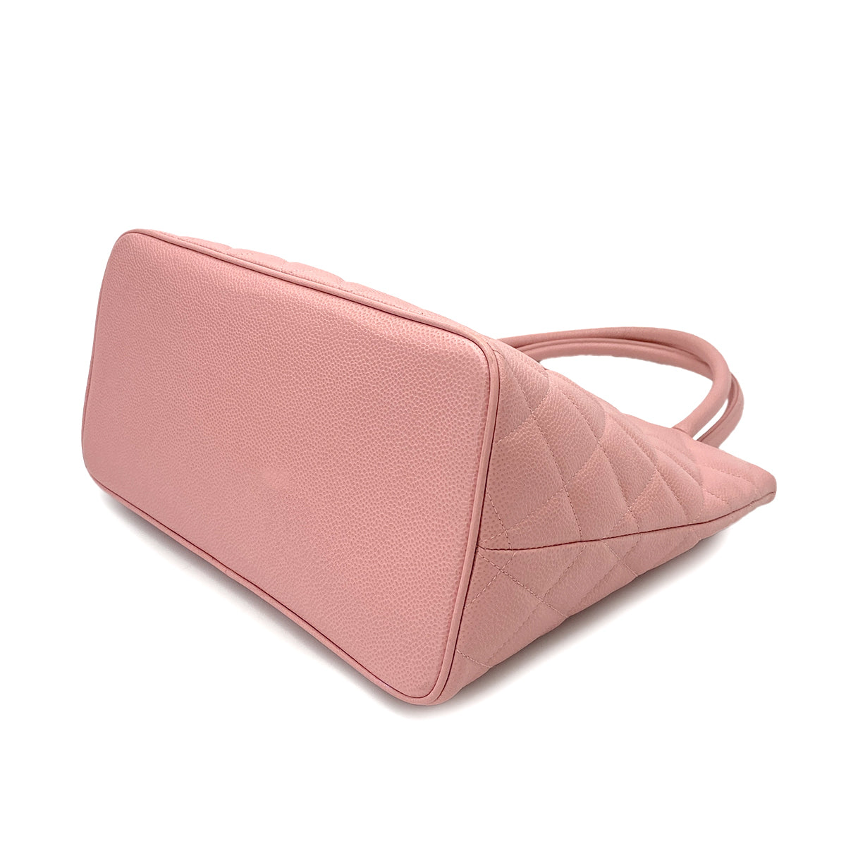 CHANEL VINTAGE MEDALLION TOTE BAG PINK CAVIAR SKIN 90248110
