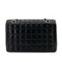 CHANEL VINTAGE 2.55 CHOCOLATE BAR CHAIN SHOULDER BAG BLACK LAMB SKIN 90248358 - PURPOSE