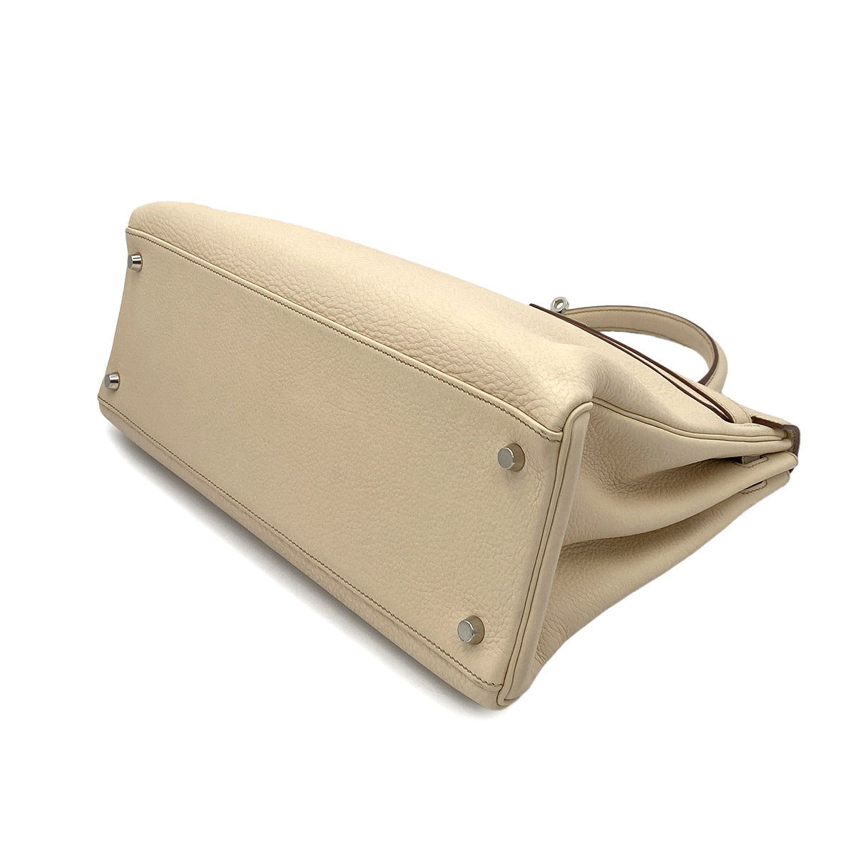 HERMES KELLY 35 RETOURNE PARCHEMIN TAURILLON CLEMENCE HANDSHOULDER BAG □E SHW 90248818