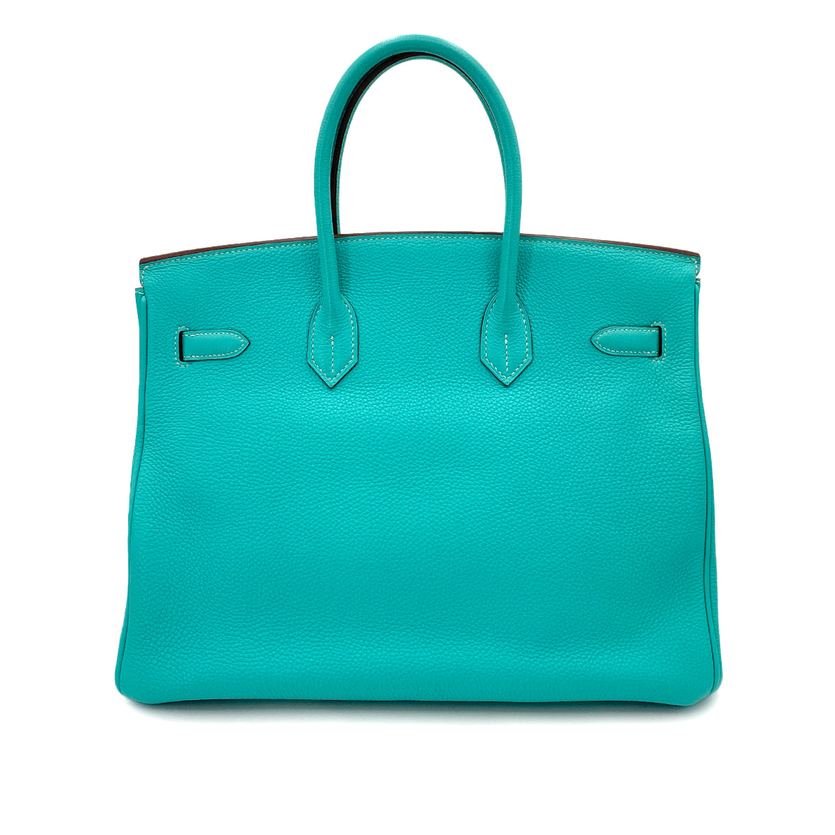 HERMES BIRKIN 35 LAGON TAURILLON CLEMENCE HAND BAG □L SHW 90248825