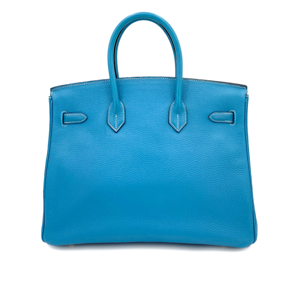 HERMES BIRKIN 35 BLUE JEAN TOGO HAND BAG □F GHW 90248826