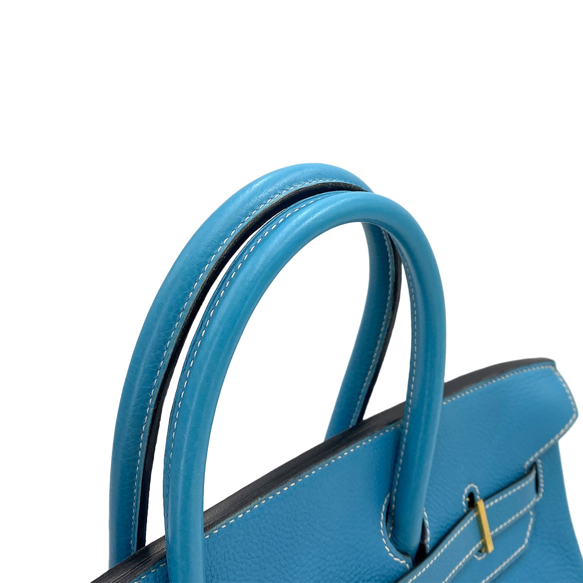 HERMES BIRKIN 35 BLUE JEAN TOGO HAND BAG □F GHW 90248826