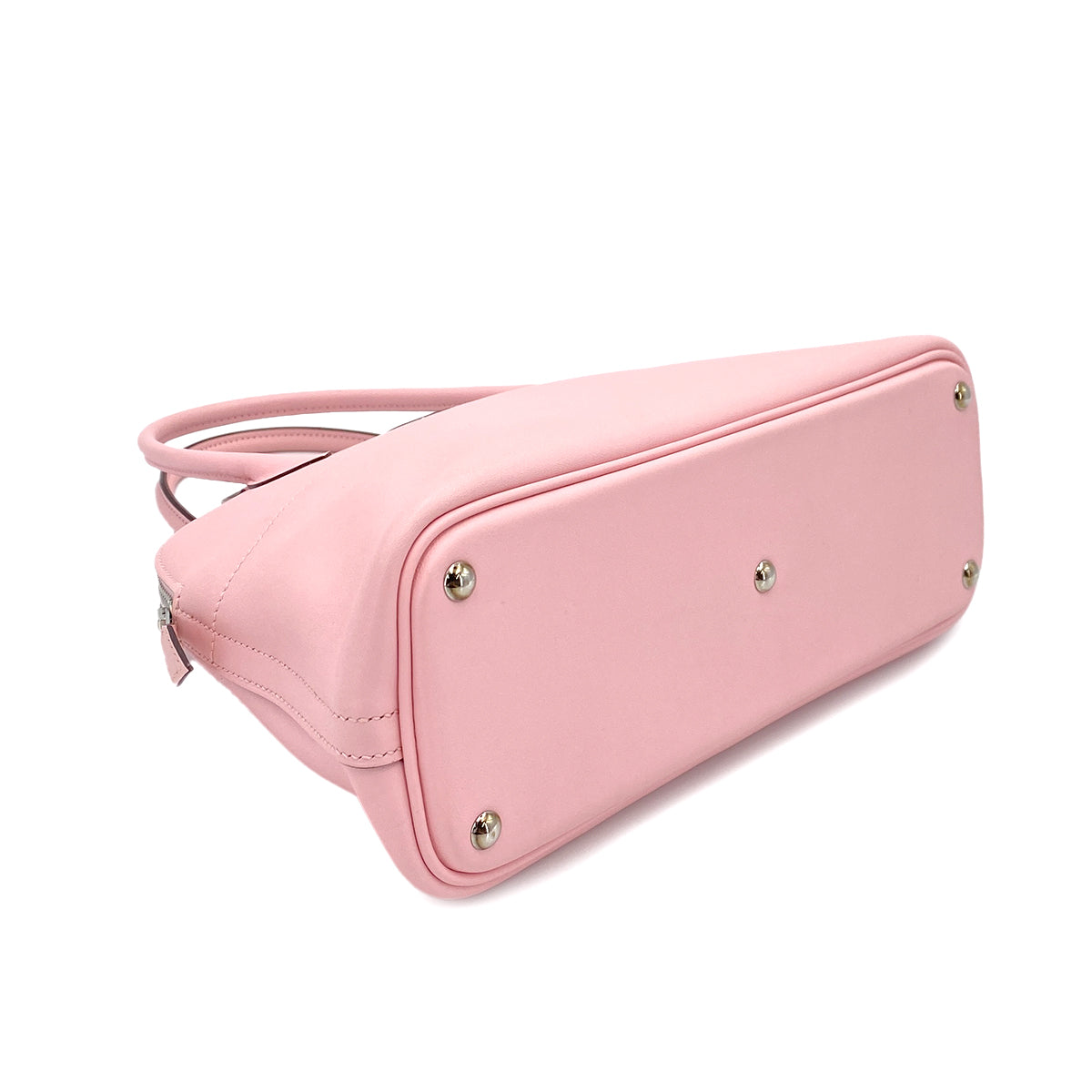 HERMES BOLIDE 27 ROSE SAKURA VEAU SWIFT HAND SHOULDER BAG X 90249017