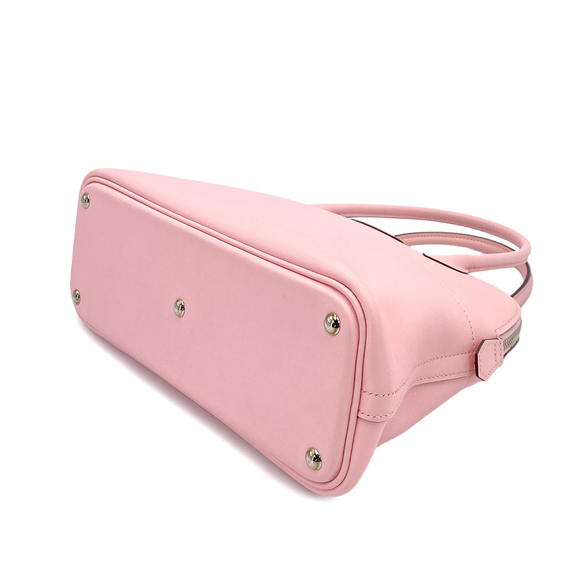 HERMES BOLIDE 27 ROSE SAKURA VEAU SWIFT HAND SHOULDER BAG X 90249017