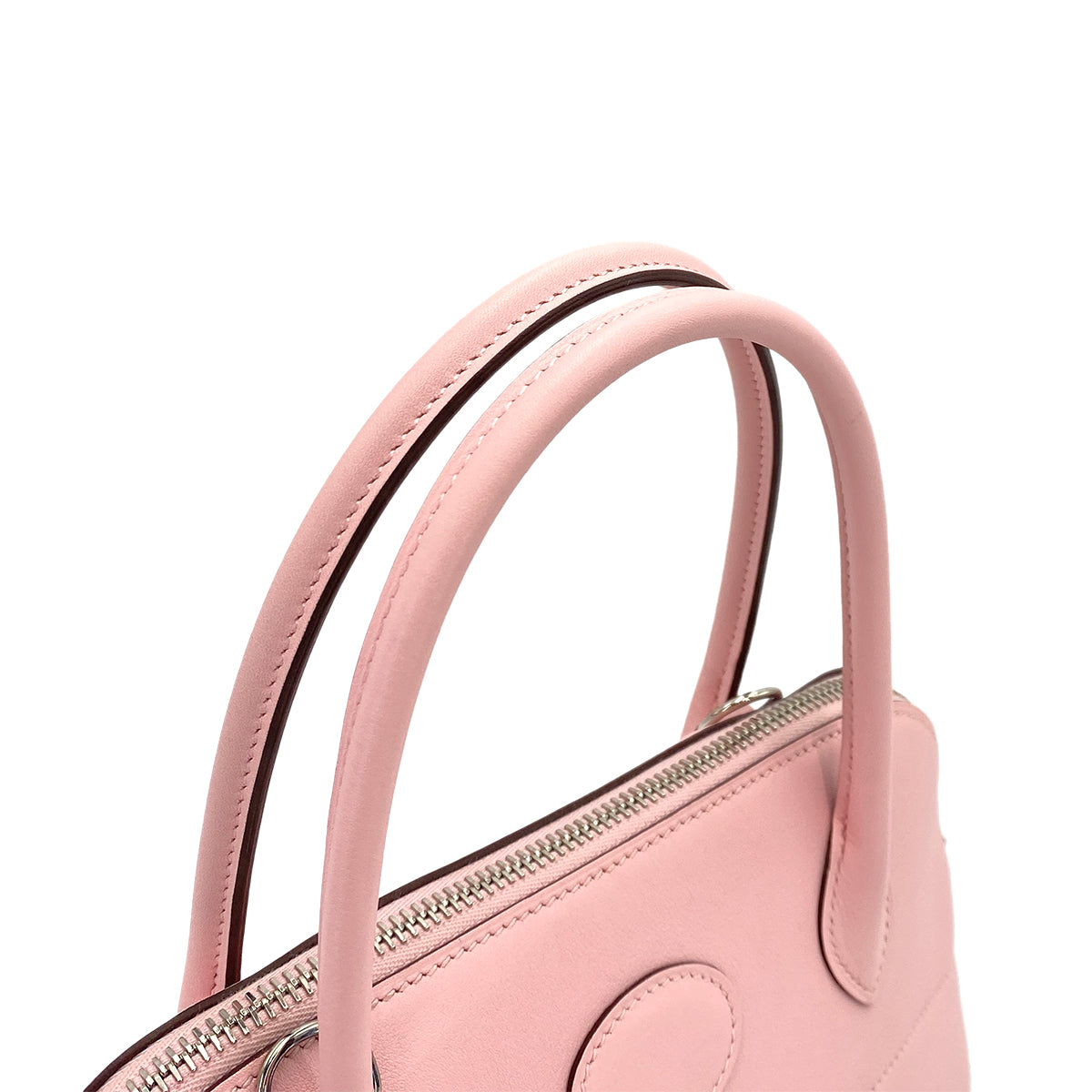 HERMES BOLIDE 27 ROSE SAKURA VEAU SWIFT HAND SHOULDER BAG X 90249017