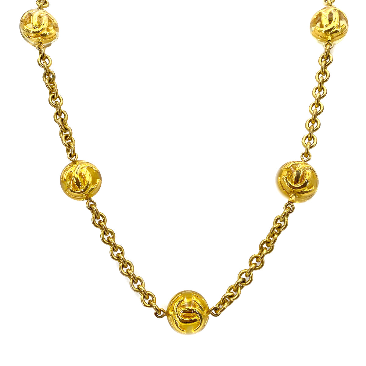 CHANEL VINTAGE NECKLACE COCOMARK ACCESSORY 28 90249048