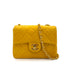 CHANEL VINTAGE MINI SQUARE 17 CHAIN SHOULDER BAG YELLOW LAMB SKIN 90249820 - PURPOSE