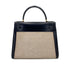 HERMES KELLY 28 SELLIER NAVY BOX CALF TOILE H HAND SHOULDER BAG 〇C 90249821 - PURPOSE