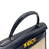 HERMES KELLY 28 SELLIER NAVY BOX CALF TOILE H HAND SHOULDER BAG 〇C 90249821 - PURPOSE