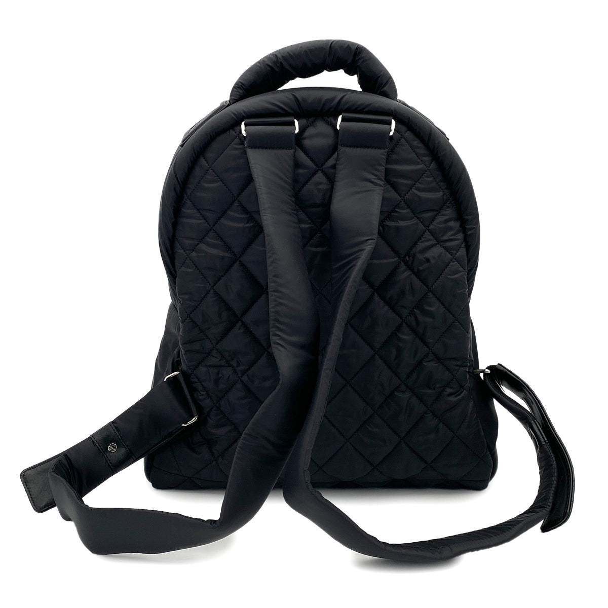 CHANEL COCO COCOON BACK PACK BLACK NYLON 90249829