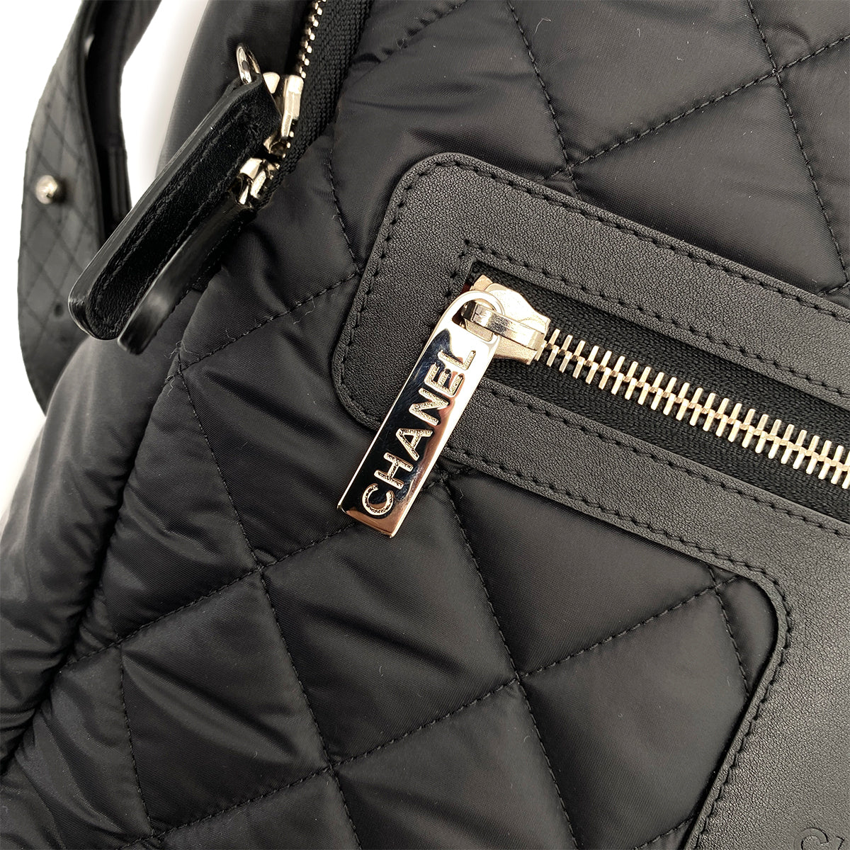 CHANEL COCO COCOON BACK PACK BLACK NYLON 90249829