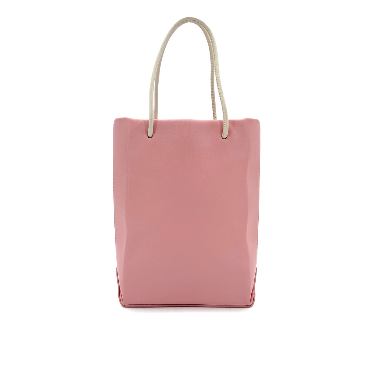 CHANEL VINTAGE ESSENTIAL TOTE BAG PINK CALF LEATHER 90249865
