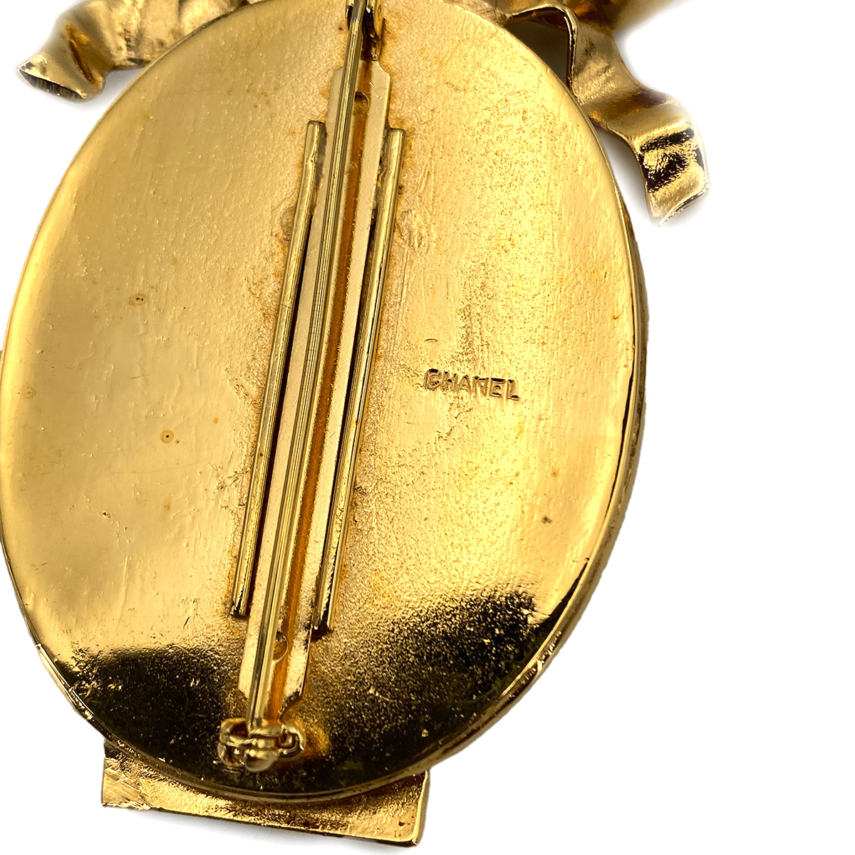 CHANEL VINTAGE BROOCH MIRROR COCO MARK ACCESSORY 90249885