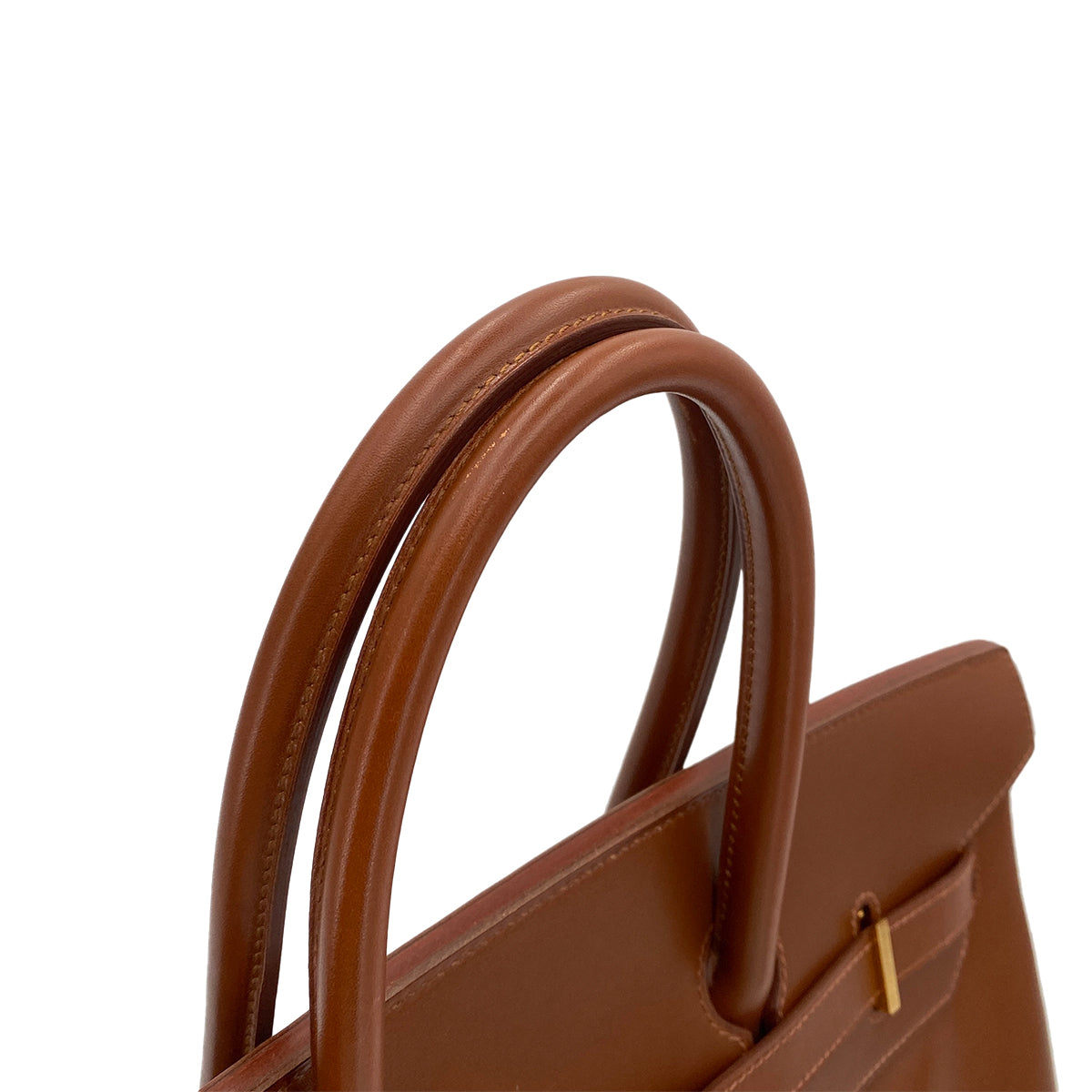 HERMES BIRKIN 35 BROWN TYPE BOXCALF HAND BAG □G 90250080