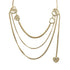 CHANEL NECKLACE COCOMARK HEART RHINESTONE ACCESSORY C23B 90260159 - PURPOSE
