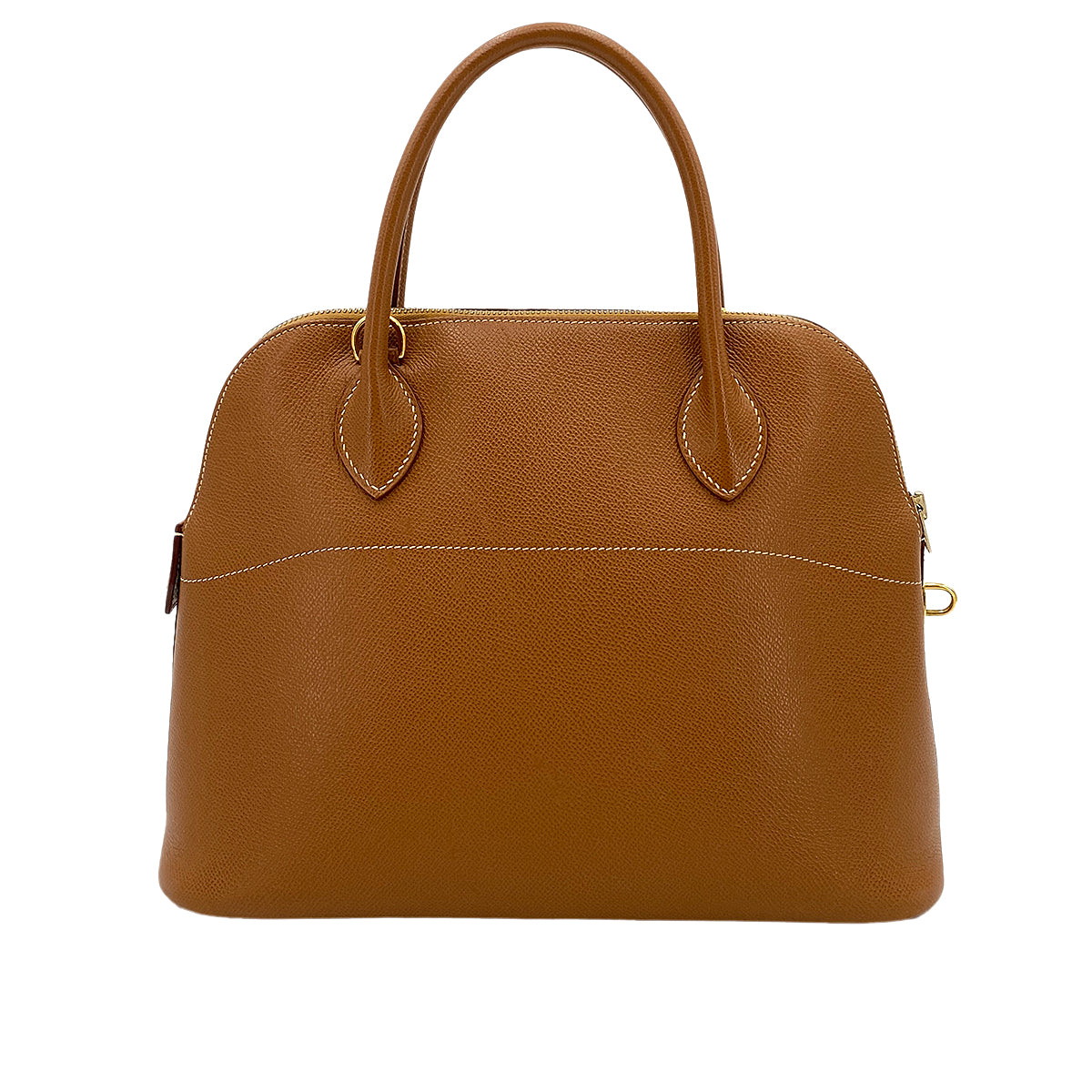 HERMES BOLIDE 31 GOLD COUCHEVEL HAND BAG □E 90250276