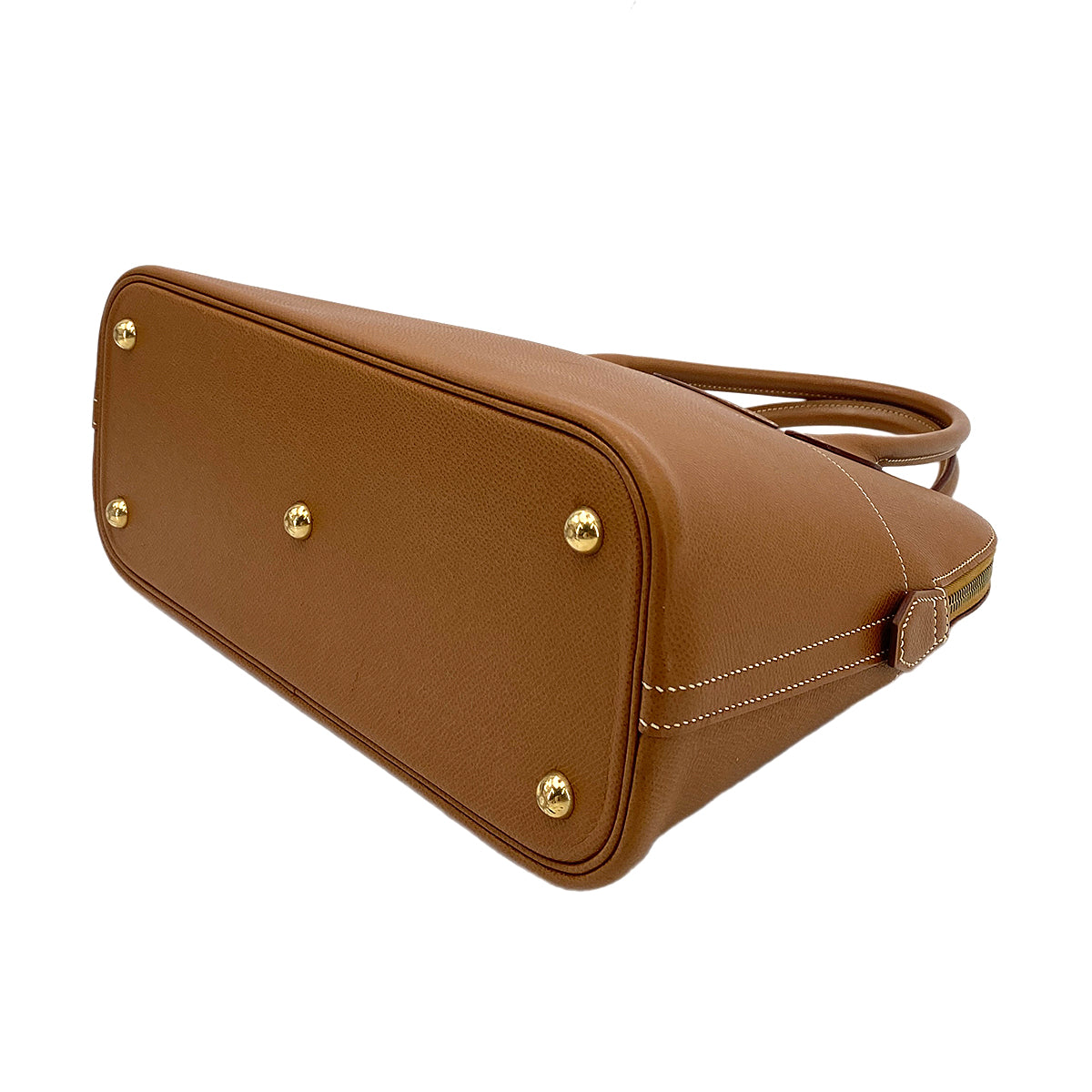 HERMES BOLIDE 31 GOLD COUCHEVEL HAND BAG □E 90250276