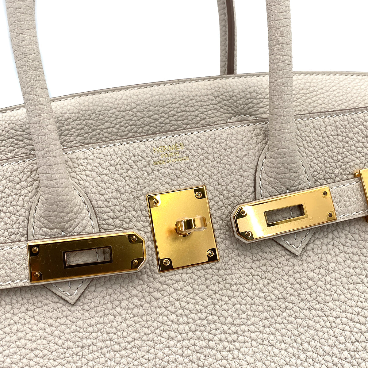 HERMES BIRKIN 30 CRAIE TOGO HAND BAG W GHW 90250461