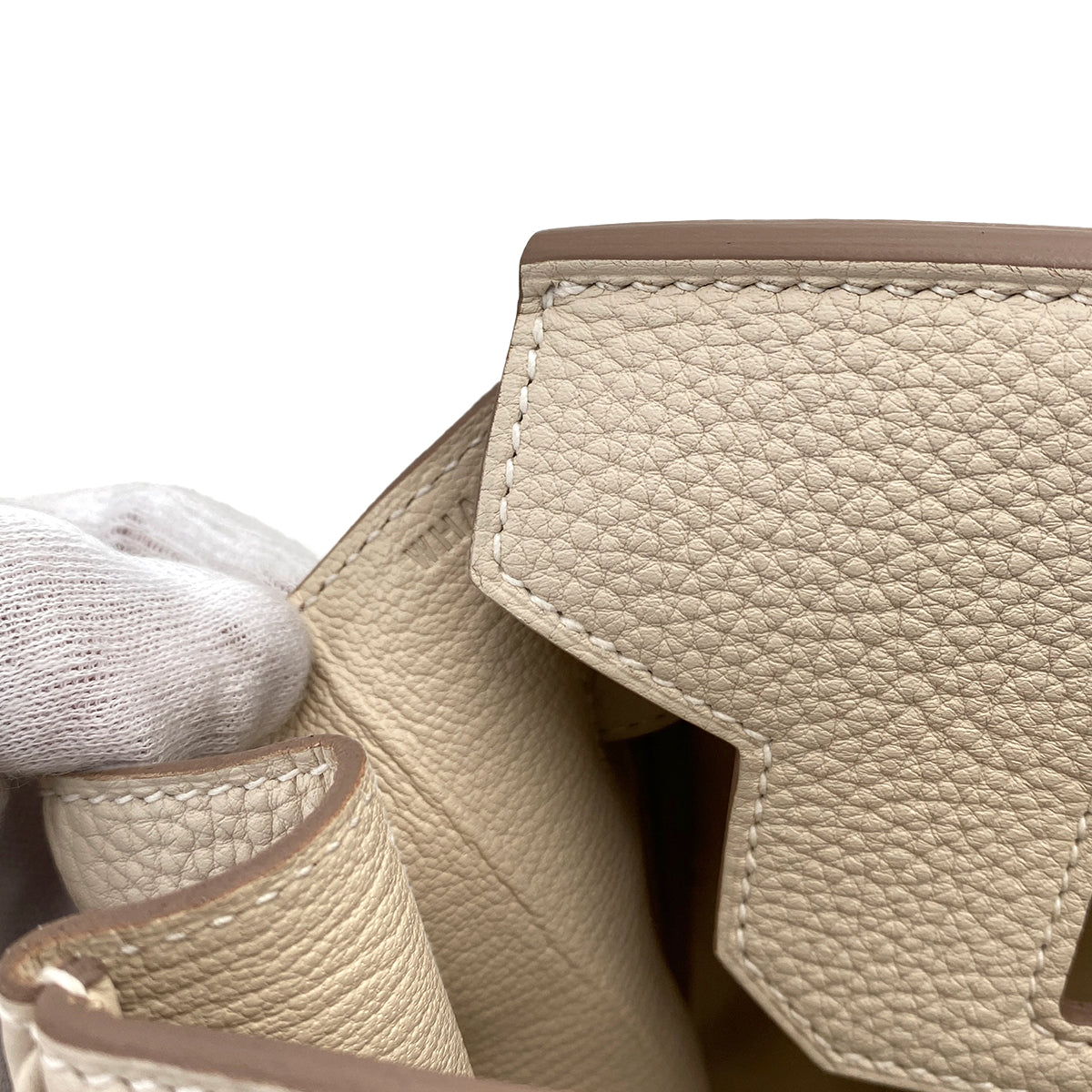 HERMES BIRKIN 30 CRAIE TOGO HAND BAG W GHW 90250461