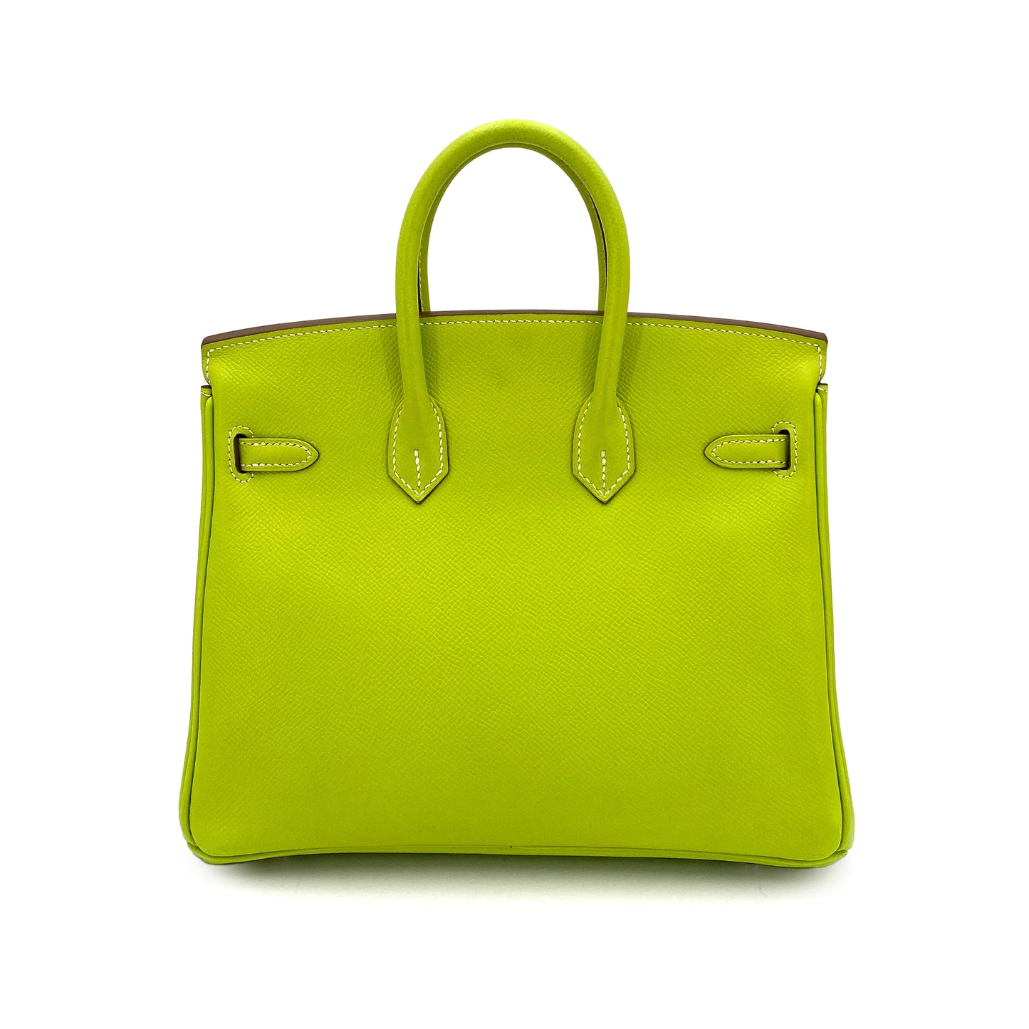HERMES CANDY BIRKIN 25 KIWI LICHEN EPSOM HAND BAG □O SHW 90250463