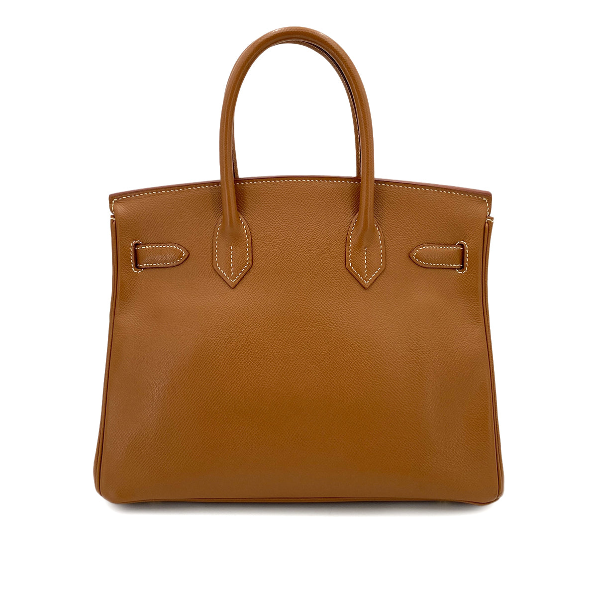 HERMES BIRKIN 30 GOLD COUCHEVEL HAND BAG □C 90250502