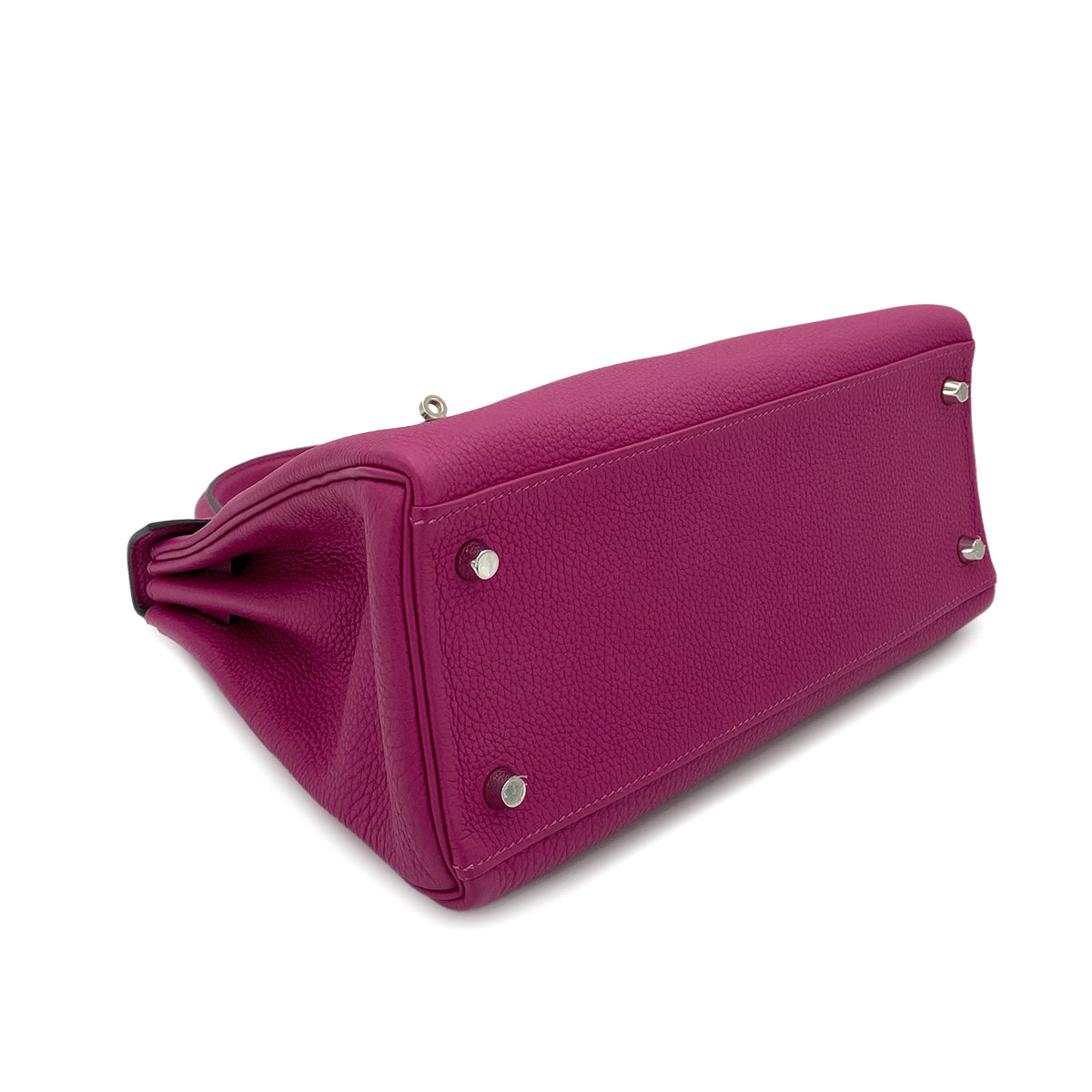 HERMES KELLY 28 RETOURNE ROSE PURPLE TOGO HAND SHOULDER BAG C SHW 90250504