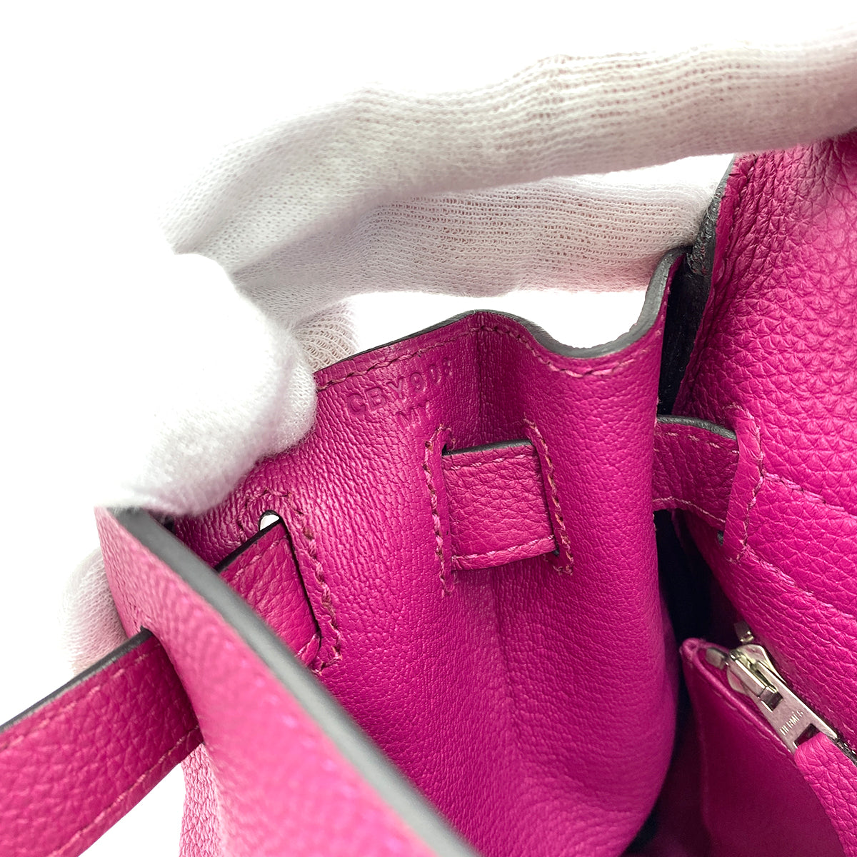 HERMES KELLY 28 RETOURNE ROSE PURPLE TOGO HAND SHOULDER BAG C SHW 90250504