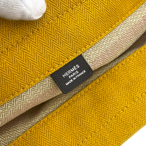 HERMES SAC ALINE MM LOCABAL JAUNE TOILE CHEVRON SWIFT SHOULDER BAG Z 90250506 - PURPOSE
