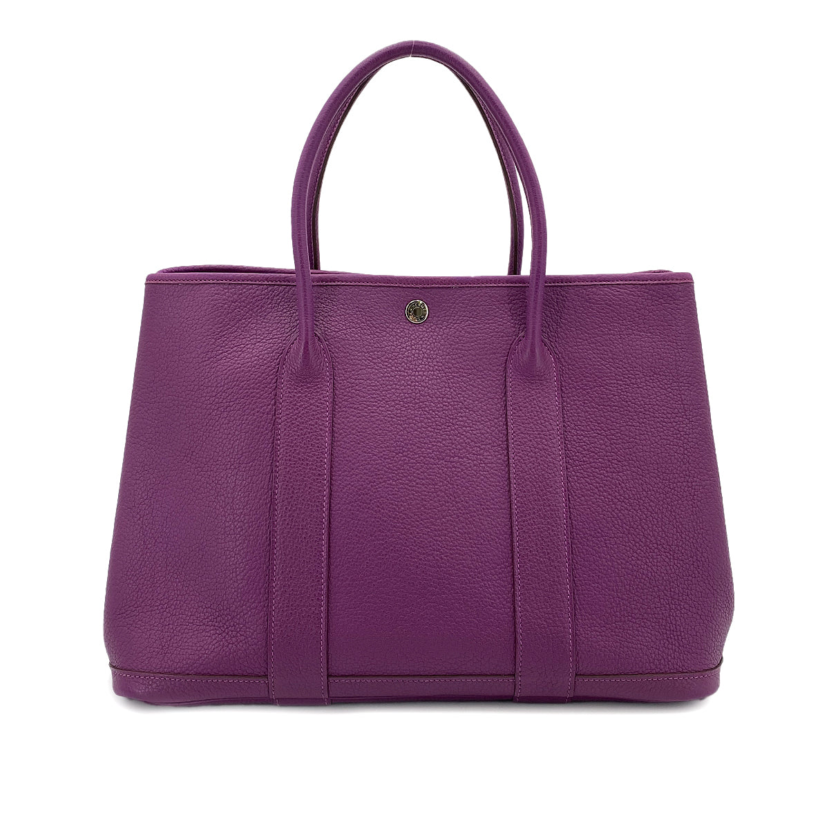 HERMES GARDEN PARTY PM ANEMONE VEAU NEGONDA TOTE BAG □Q 90250507