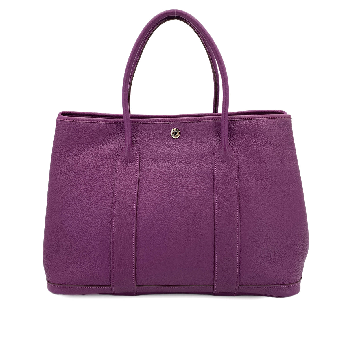 HERMES GARDEN PARTY PM ANEMONE VEAU NEGONDA TOTE BAG □Q 90250507