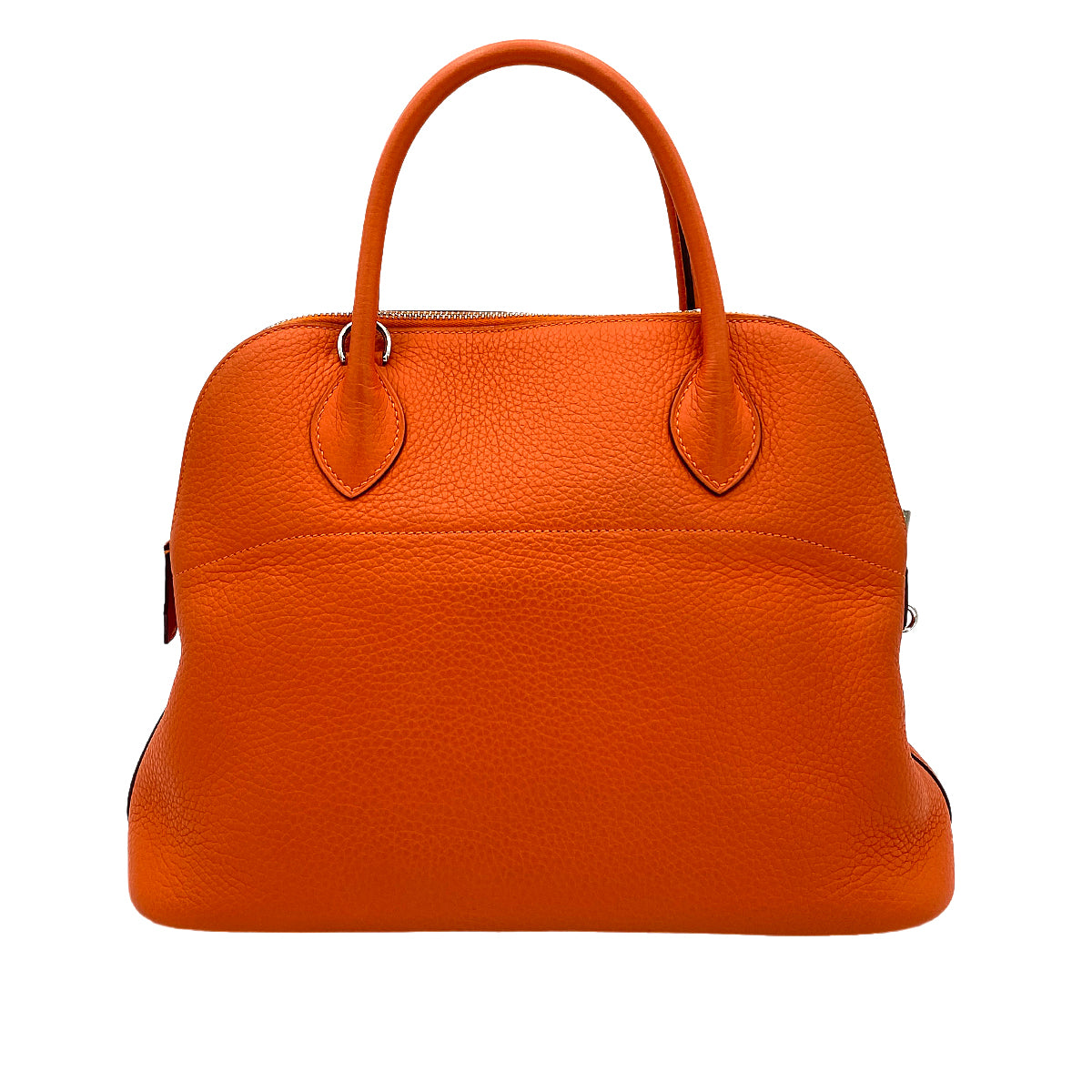 HERMES BOLIDE 31 FEU ORANGE TAURILLON CLEMENCE HAND SHOULDER BAG T 90250508