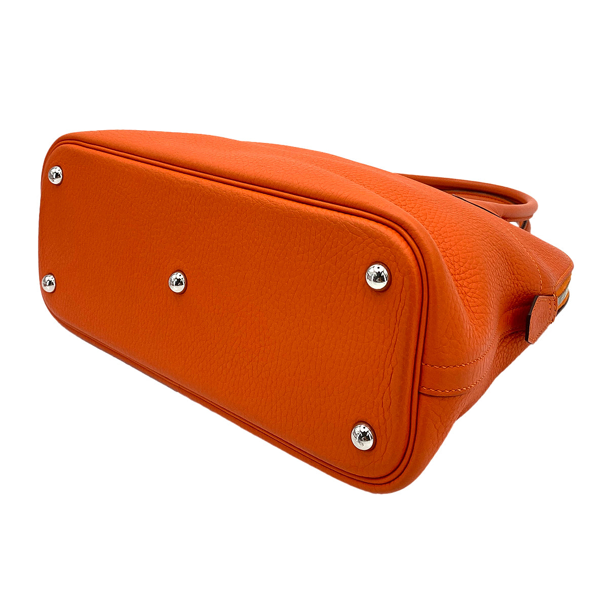 HERMES BOLIDE 31 FEU ORANGE TAURILLON CLEMENCE HAND SHOULDER BAG T 90250508
