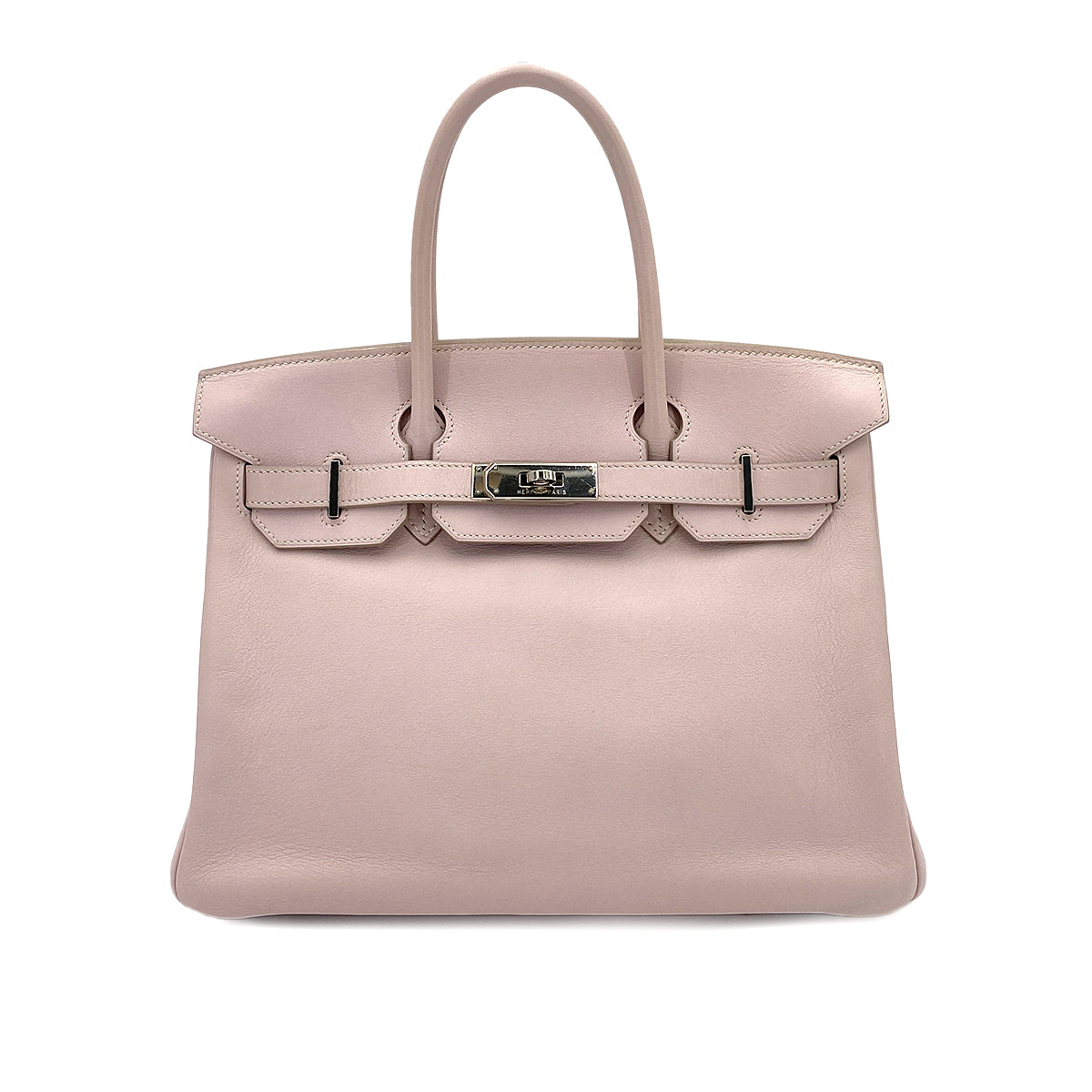 HERMES BIRKIN 30 ROSE DRAGEE SWIFT HAND BAG □J SHW 90250509