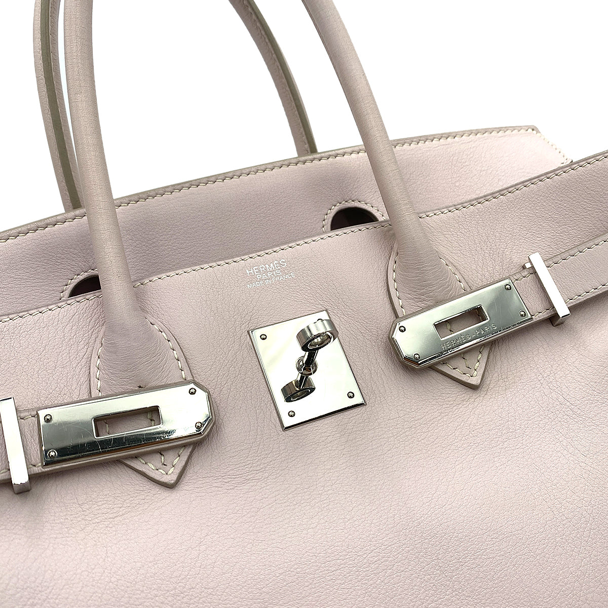 HERMES BIRKIN 30 ROSE DRAGEE SWIFT HAND BAG □J SHW 90250509