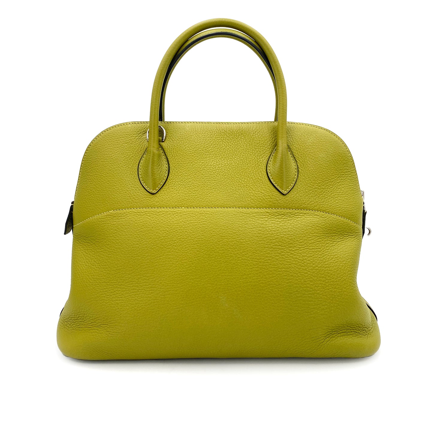 HERMES BOLIDE 35 ANIS GREEN TAURILLON CLEMENCE HAND SHOULDER BAG □H 90250514