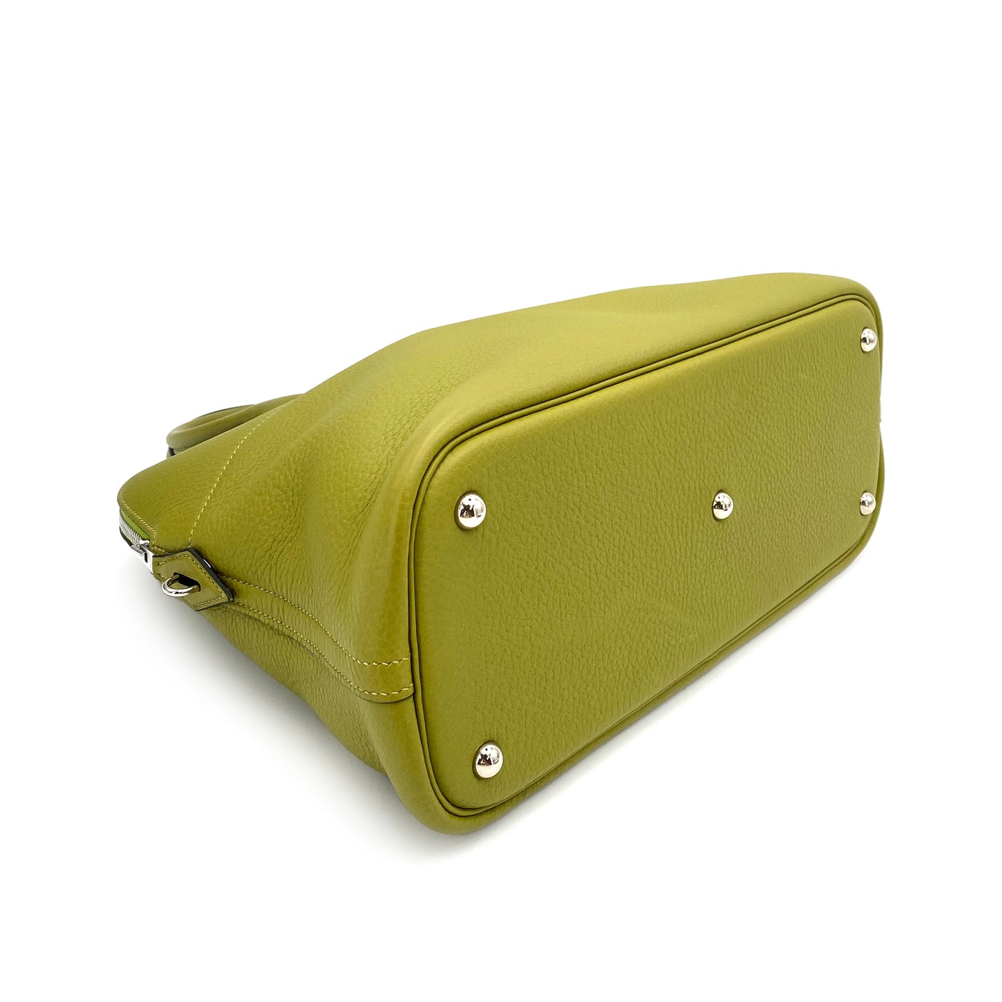 HERMES BOLIDE 35 ANIS GREEN TAURILLON CLEMENCE HAND SHOULDER BAG □H 90250514