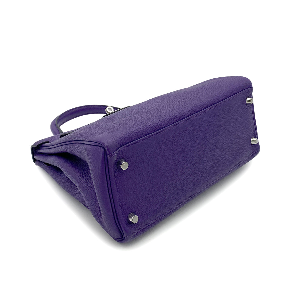 HERMES KELLY 28 RETOURNE ULTRAVIOLET TAURILLON CLEMENCE HAND SHOULDER BAG A SHW 90251073