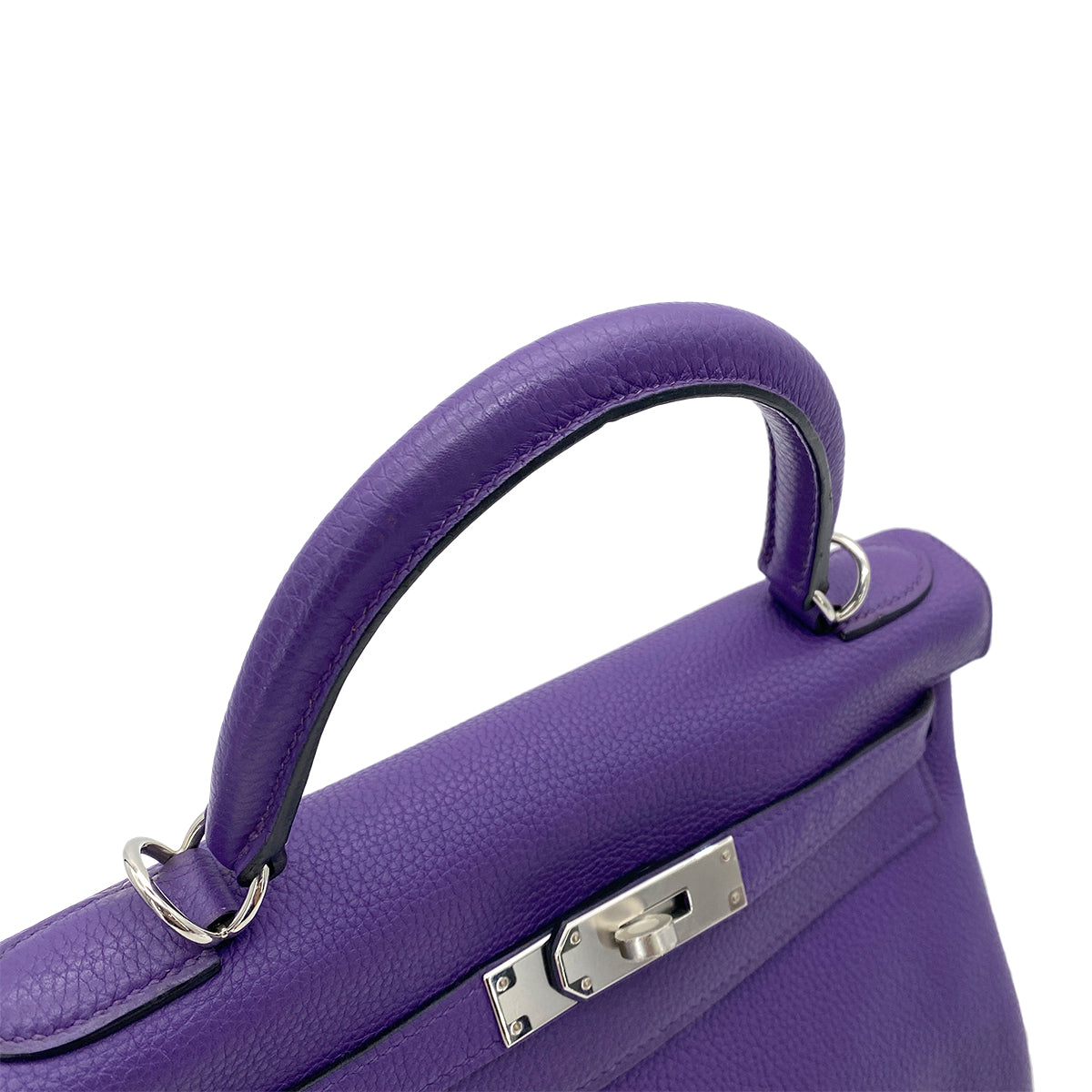 HERMES KELLY 28 RETOURNE ULTRAVIOLET TAURILLON CLEMENCE HAND SHOULDER BAG A SHW 90251073