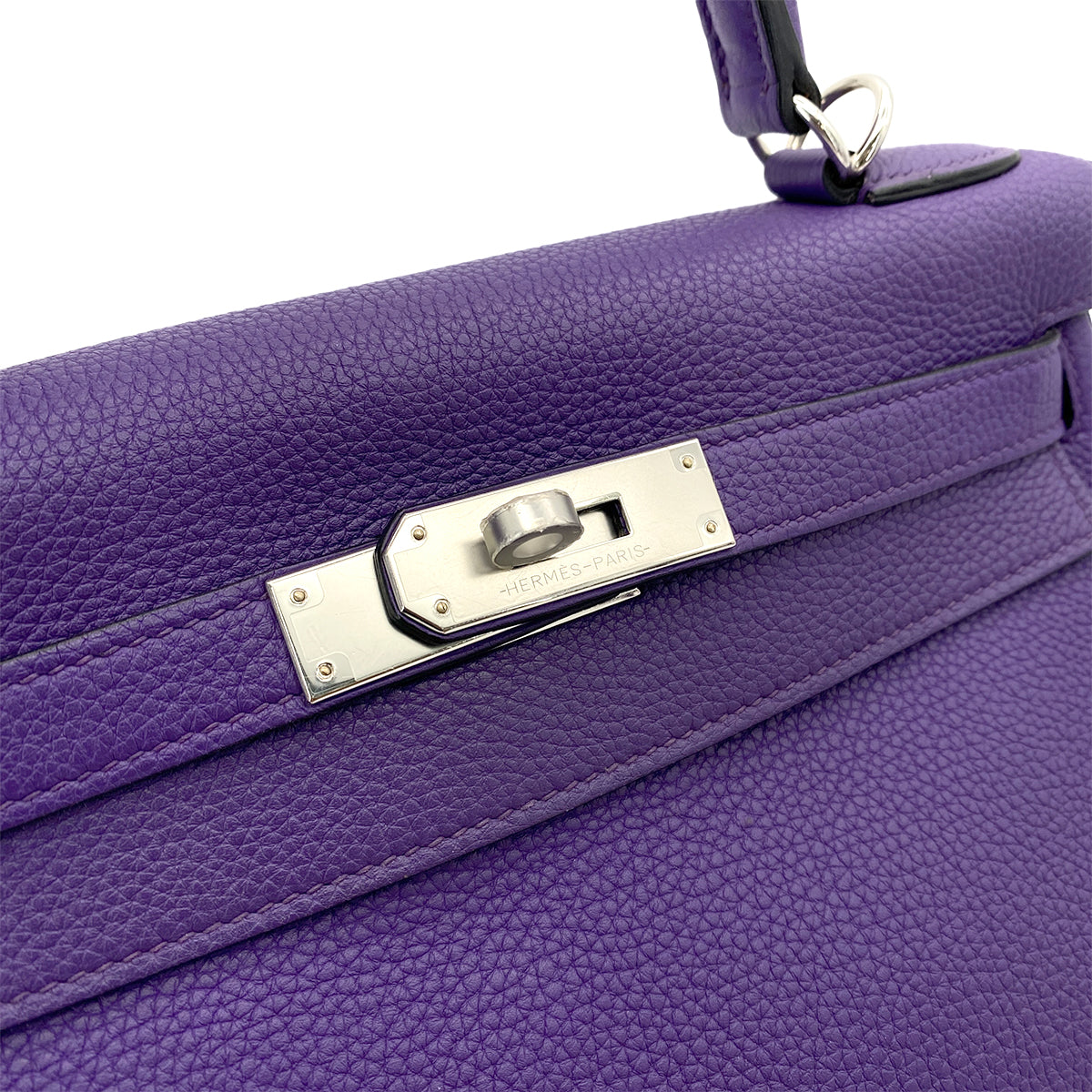 HERMES KELLY 28 RETOURNE ULTRAVIOLET TAURILLON CLEMENCE HAND SHOULDER BAG A SHW 90251073