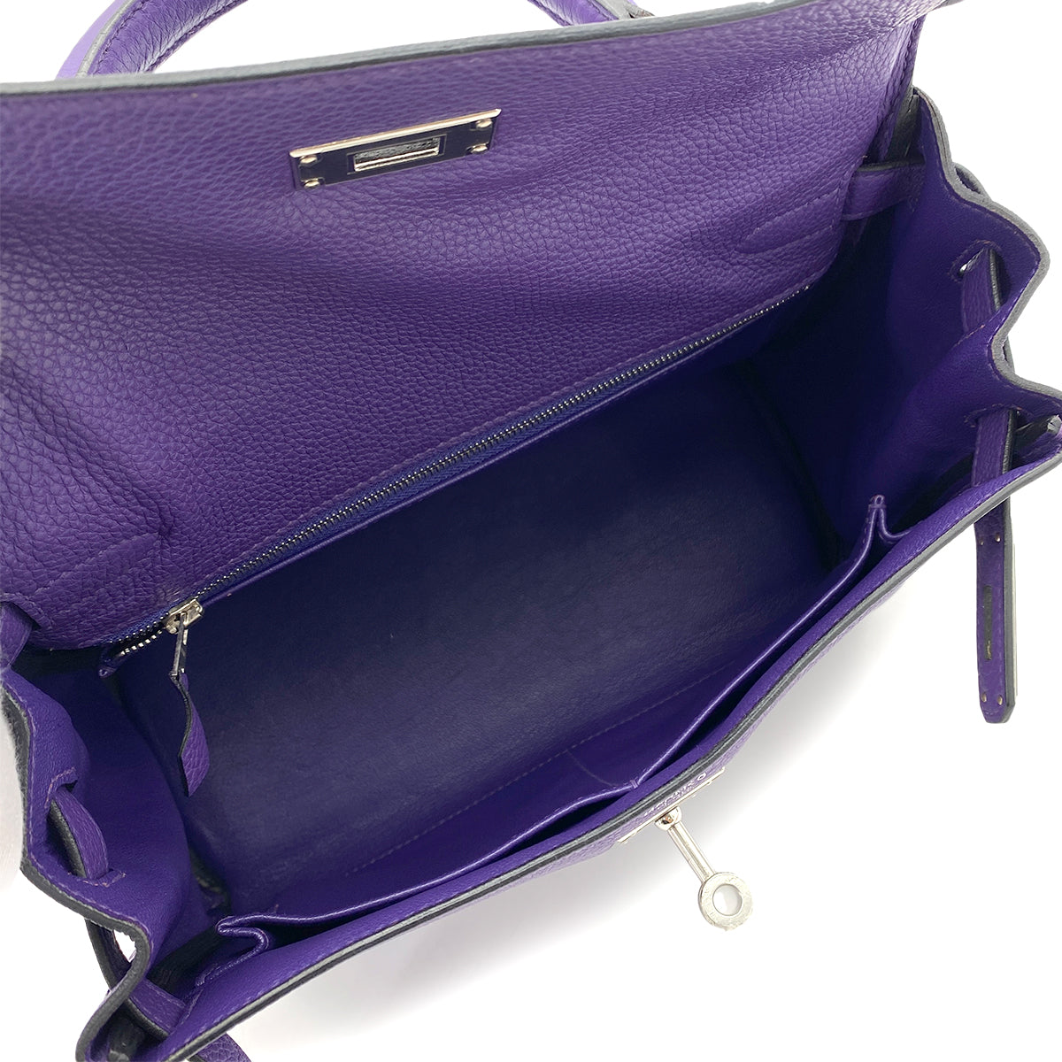 HERMES KELLY 28 RETOURNE ULTRAVIOLET TAURILLON CLEMENCE HAND SHOULDER BAG A SHW 90251073