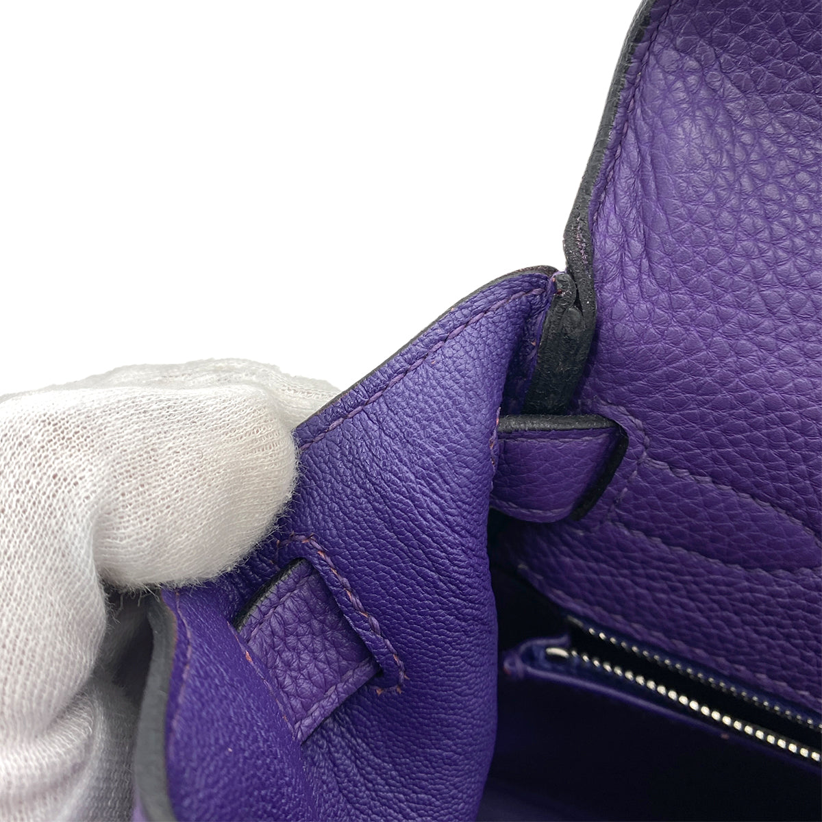 HERMES KELLY 28 RETOURNE ULTRAVIOLET TAURILLON CLEMENCE HAND SHOULDER BAG A SHW 90251073