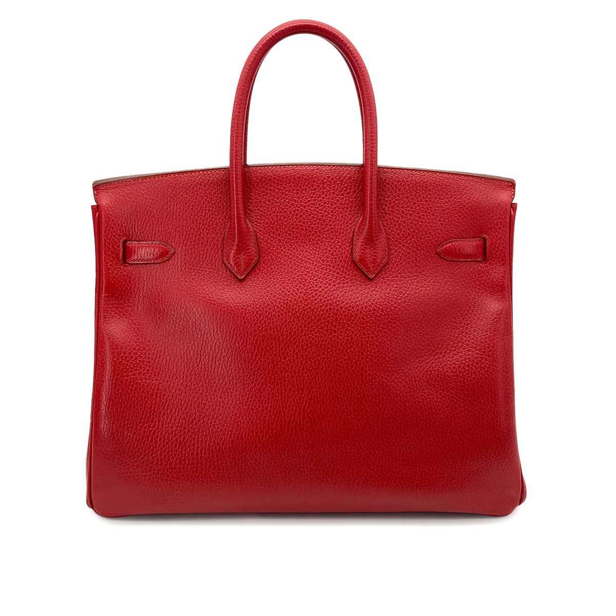 HERMES BIRKIN 35 ROUGE VIF ARDENNES HAND BAG 〇X GHW 90251080
