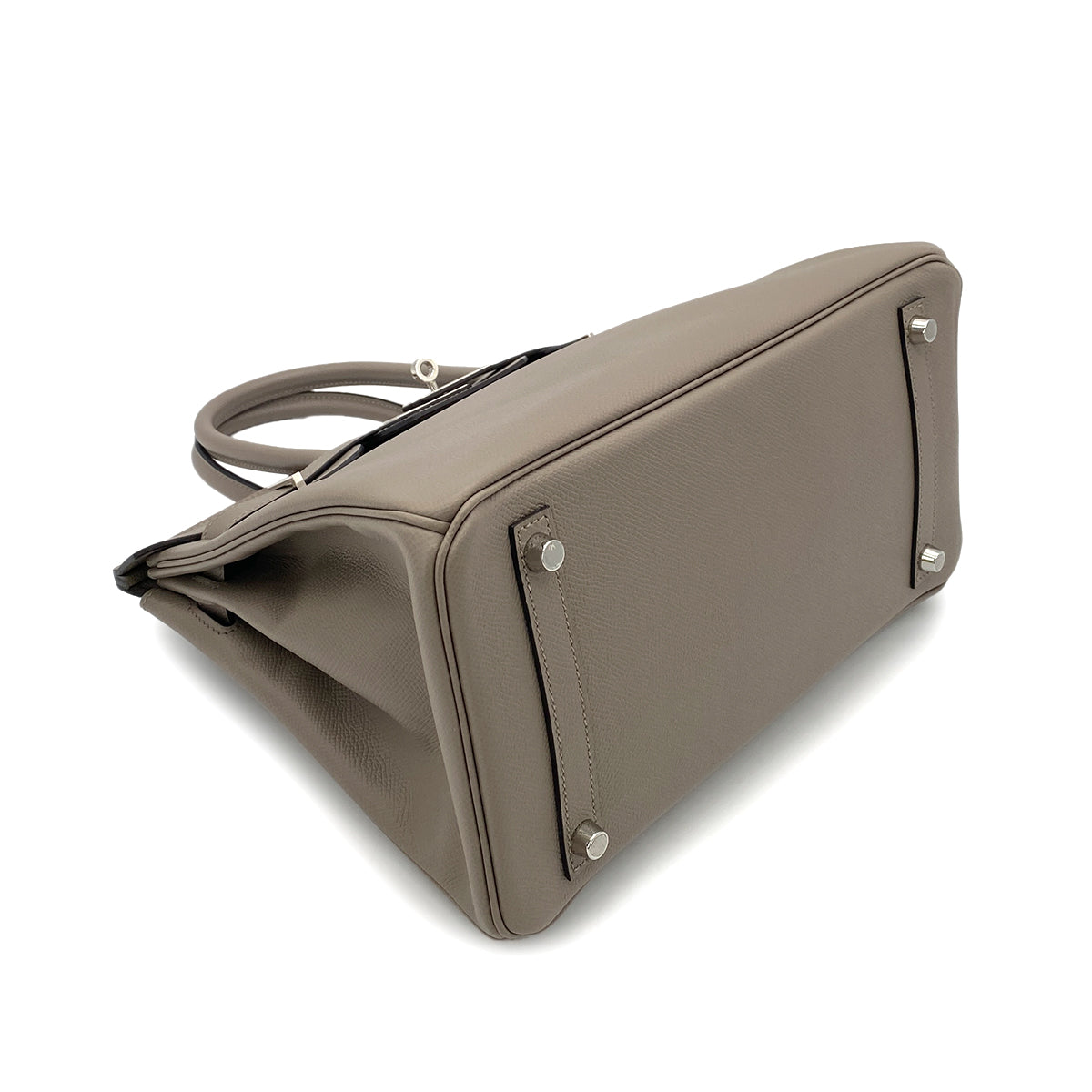 HERMES BIRKIN 30 GRIS ASPHALTE EPSOM HAND BAG C SHW 90251084