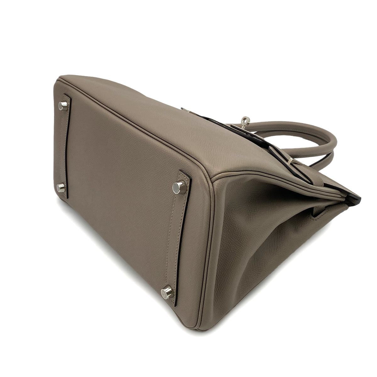 HERMES BIRKIN 30 GRIS ASPHALTE EPSOM HAND BAG C SHW 90251084