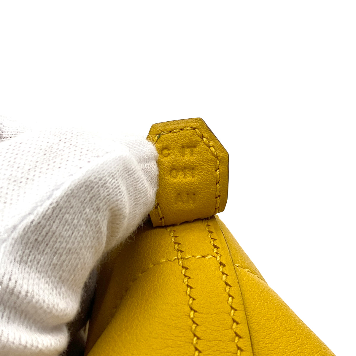 HERMES BOLIDE 27 JAUNE AMBER VEAU SWIFT HAND SHOULDER BAG C 90251103