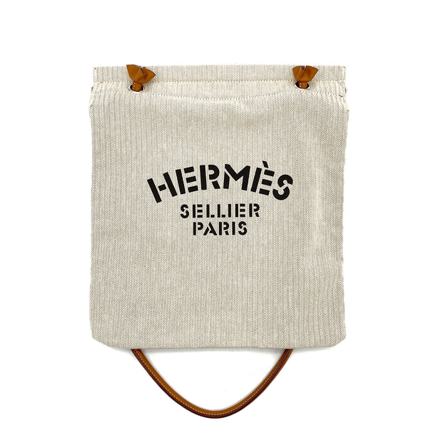 HERMES SAC ALINE MM NATUREL TOILE CHEVRON LEATHER SHOULDER BAG A 90251114 - PURPOSE