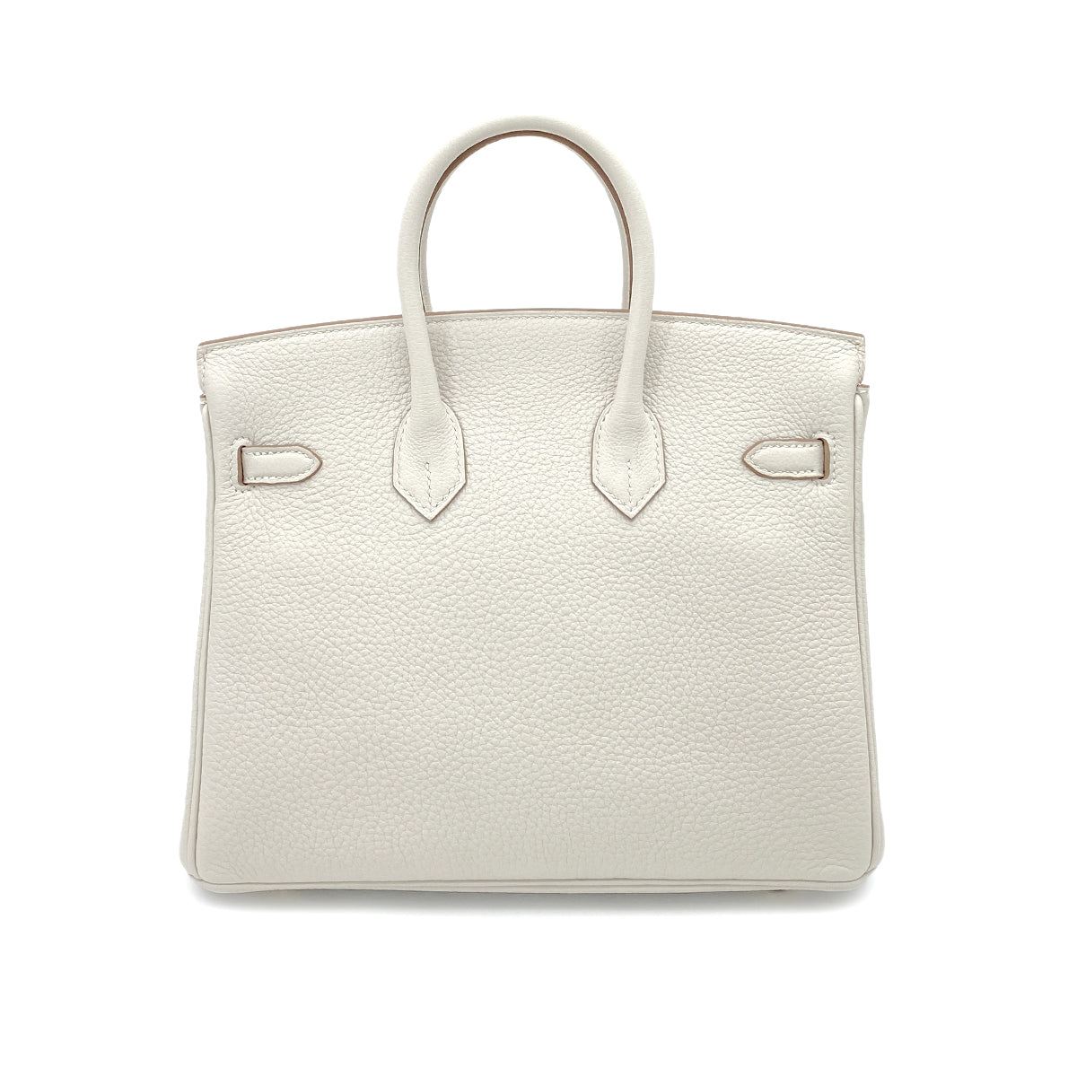 HERMES BIRKIN 25 NEW GRIS PERLE TOGO HAND BAG W GHW 90251115