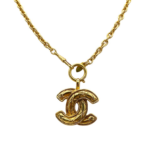 CHANEL VINTAGE NECKLACE MATELASSE COCOMARK ACCESSORY 90251129 - PURPOSE