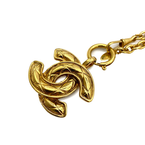CHANEL VINTAGE NECKLACE MATELASSE COCOMARK ACCESSORY 90251129 - PURPOSE