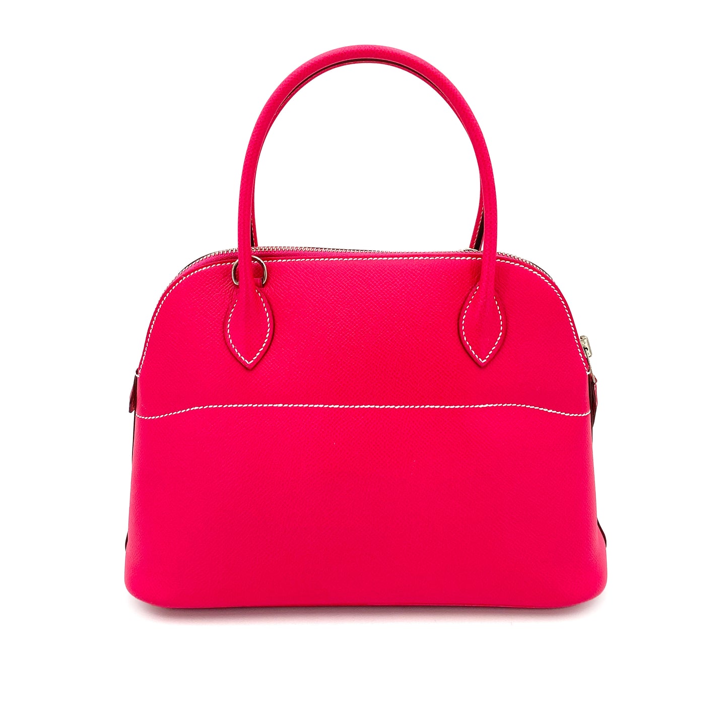 HERMES BOLIDE 27 ROSE TYRIEN EPSOM HAND SHOULDER BAG □Q SHW 90251381